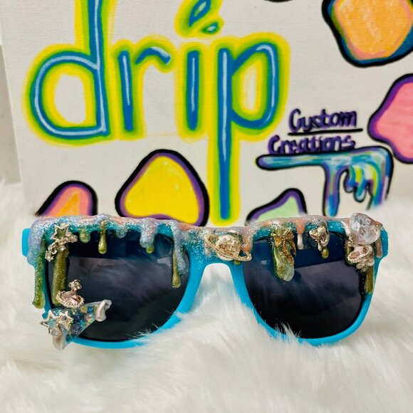 Cosmic Swirl Sunglasses by Drip Creations main image 9